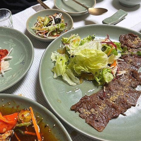 무궁화한정식 전주 상견례 단체모임 코스 요리 블루리본 맛집