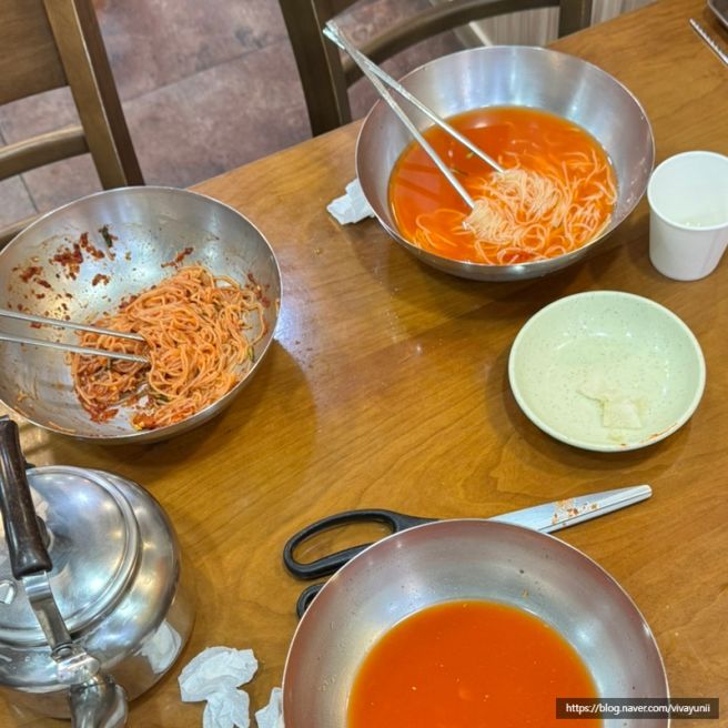 부산 남포동 블루리본 맛집 추천 남포 할매가야밀면