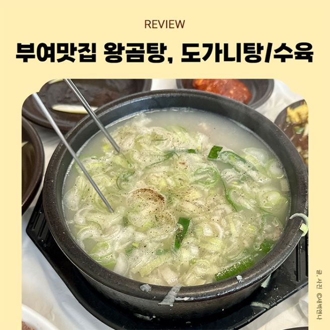 부여맛집 왕곰탕｜25개월 아이와 함께 간 현지인 추천 곰탕집