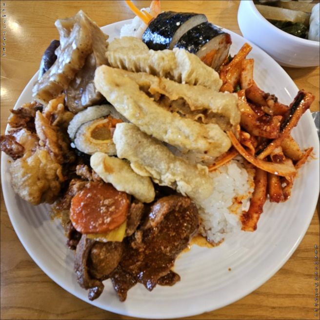 영주한식뷔페맛집 다담뜰 한식뷔페 두 접시만 먹음