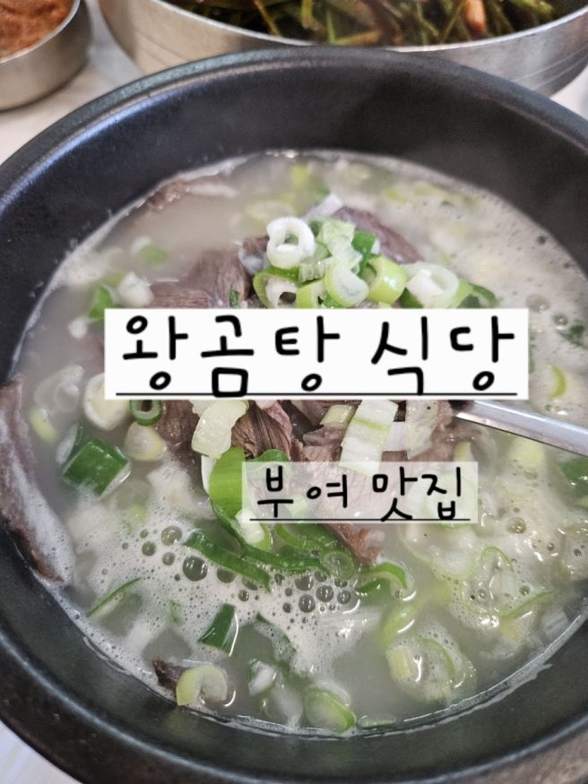 부여 맛집 | 100% 한우육수로 만든 진한 국물이 맛있는 왕곰탕식당
