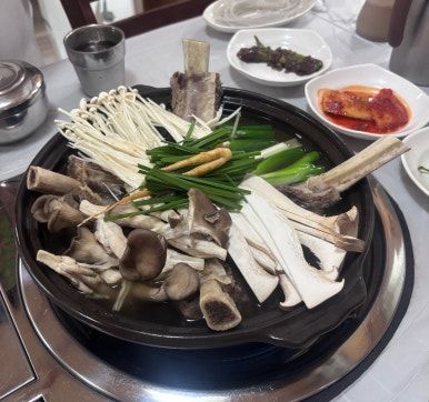 계룡 맛집 흥부와 놀부, 항아리 버섯 갈비탕 후기