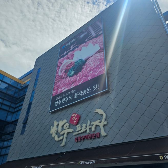 영주 축협 한우 프라자 역시 본점 바이브가 있네! 육회 맛집 추천