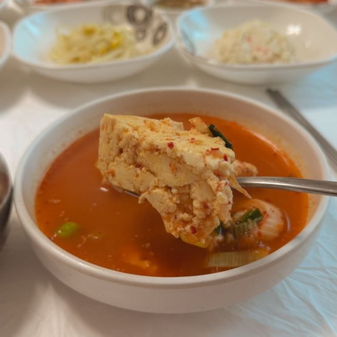 강원도 인제 맛집 고향집 메뉴 두부전골 두부구이 추천