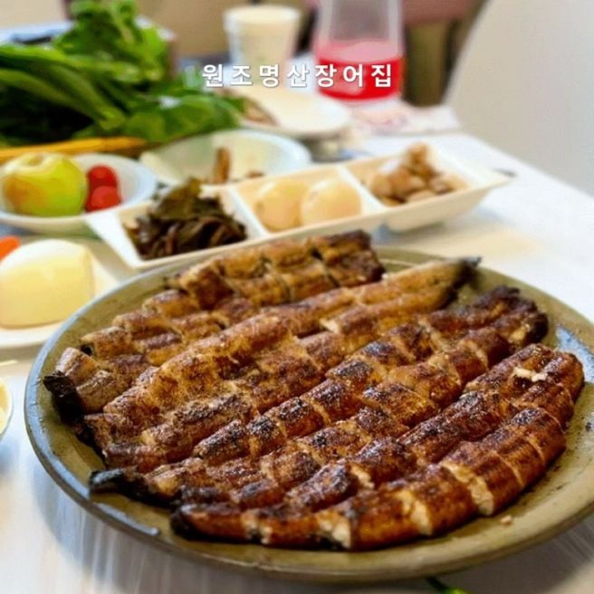 무안 식당 "원조명산장어집" 장어요리 맛집 숯불로 구워주는 3대 80년 전통