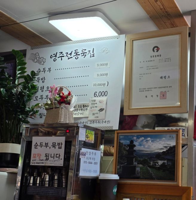 [영주 맛집] 현지인이 인정하는 영주전통묵집식당 N차 방문 후기 (태평초, 묵밥 내돈내산)
