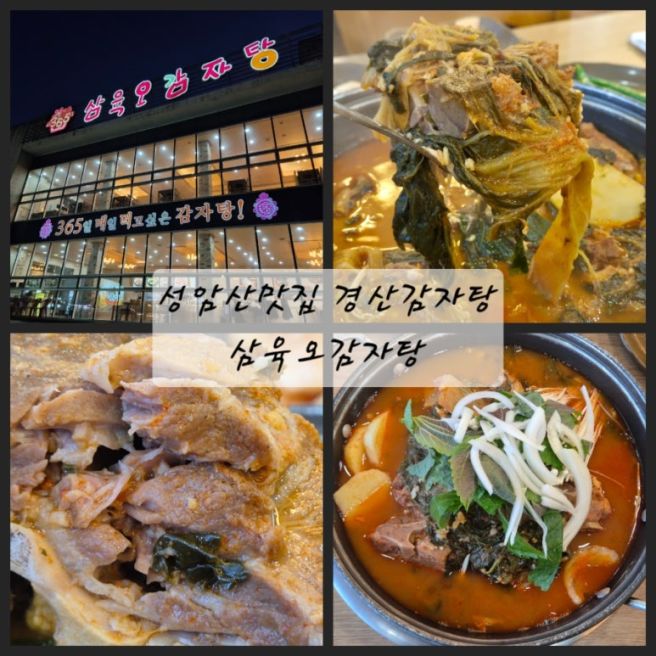 성암산 맛집 경산 감자탕 삼육오감자탕