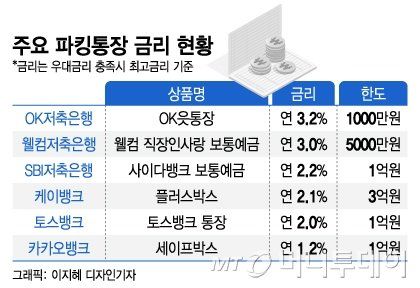 2025년 파킹통장 금리비교 추천 사회초년생 완벽 가이드