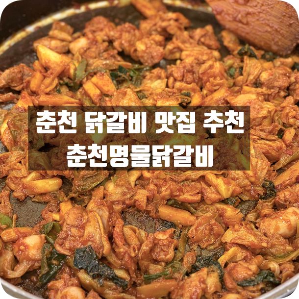 춘천 맛집 여행 필수 코스, 춘천명물닭갈비 닭갈비 맛집 솔직 리뷰