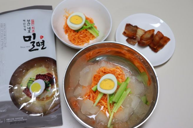 부산 내호냉면 밀면 맛집 밀키트 면발부터 남다르네