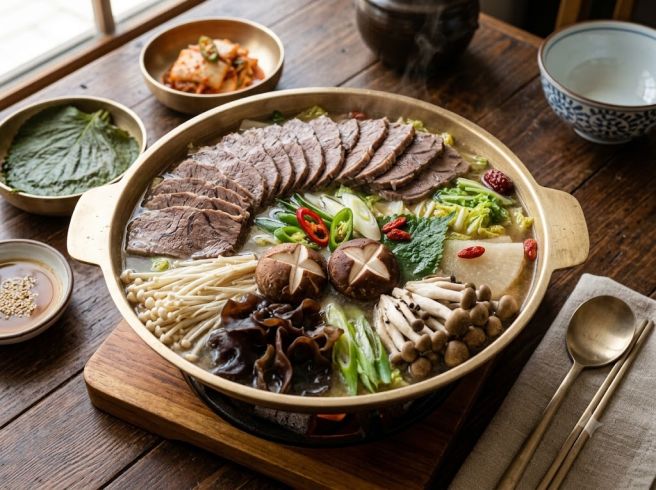 서울 노포 전골의 정수, 동대문 진고개에서 즐기는 깊은 풍미의 어복쟁반과 불고기