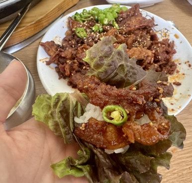 [다사맛집] 경산식당 - 뷰 예쁜 강정보맛집에서 즐기는 돌솥닭찜과 석쇠돼지불고기
