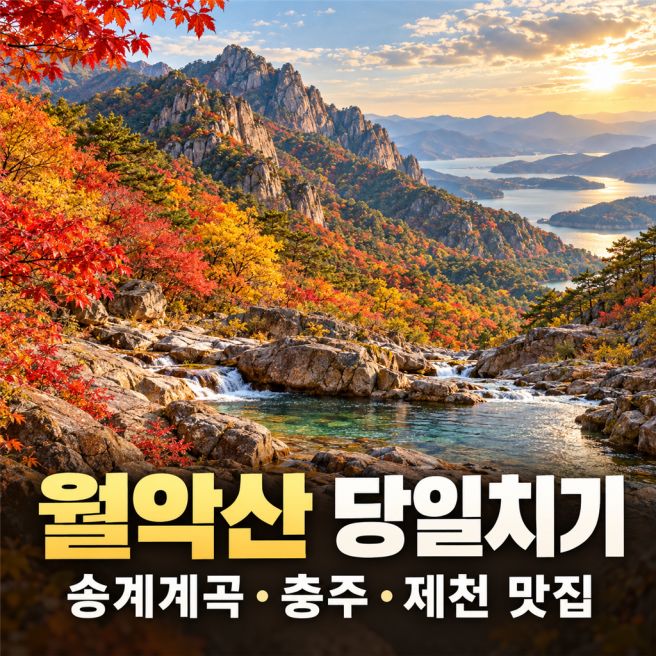 월악산 당일치기 여행 코스, 송계계곡·충주·제천 맛집까지