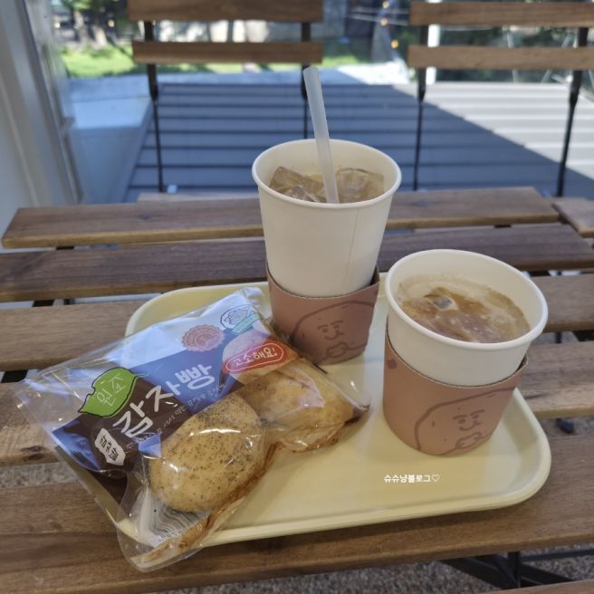 춘천 감자밭 카페 메뉴 주차 감자빵 옥수수빵 택배 총정리 🥔
