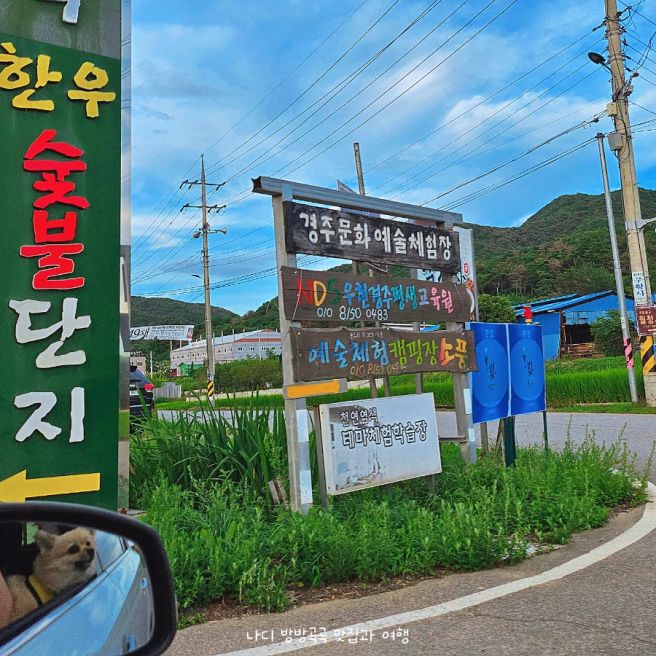 경주 암행어사농원 화산숯불단지 애견동반식당 맛집