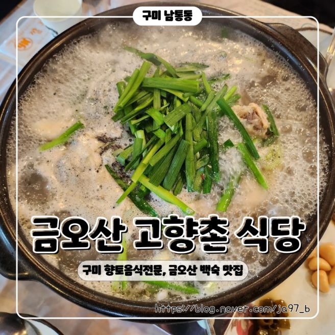 구미 금오산 맛집 금오산 고향촌 식당 가족모임 하기 좋은 백숙 맛집