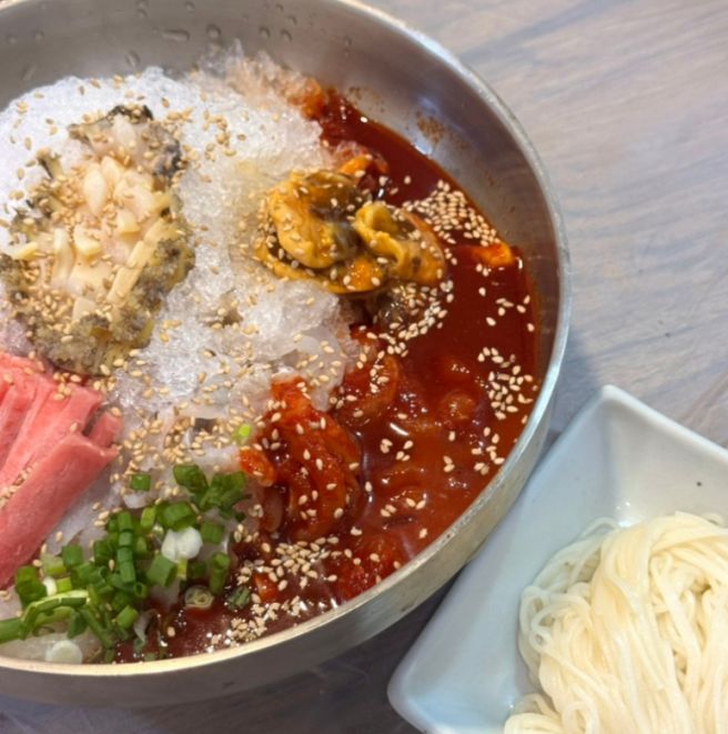 6시내고향 울산 참가자미회 코스 요리 40년 전통 백년가게 횟집 식당