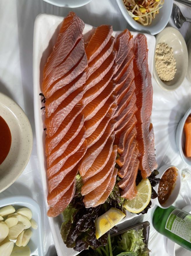 🐟 [인천 청라] 찐 맛집! 가성비 송어회 폭격 '평양옥' 리얼 후기 (양 엄청남 주의)