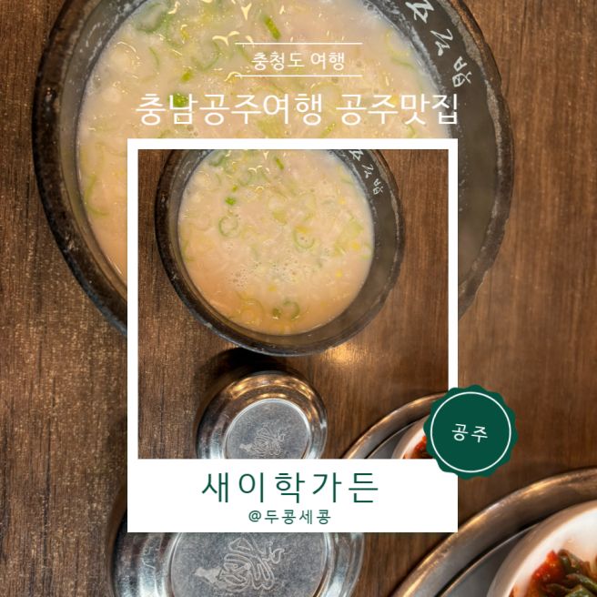 공주여행 공주 현지인 맛집 새이학가든 내돈내산 추천