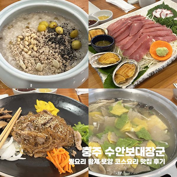 충주 수안보대장군 - 꿩요리 황제 보양 코스요리 맛집 후기