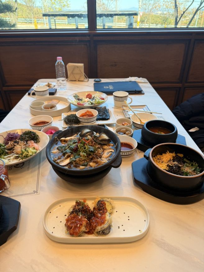 경산 맛집 한정식 연말 모임하기 좋은 분위기 좋은 밥을 짓다 경산점