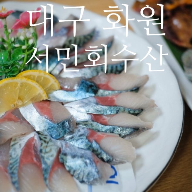 [대구/달성군] 비리지 않고 쫀득한 산고등어회가 맛있는 화원읍횟집, 서민회수산 화원본점