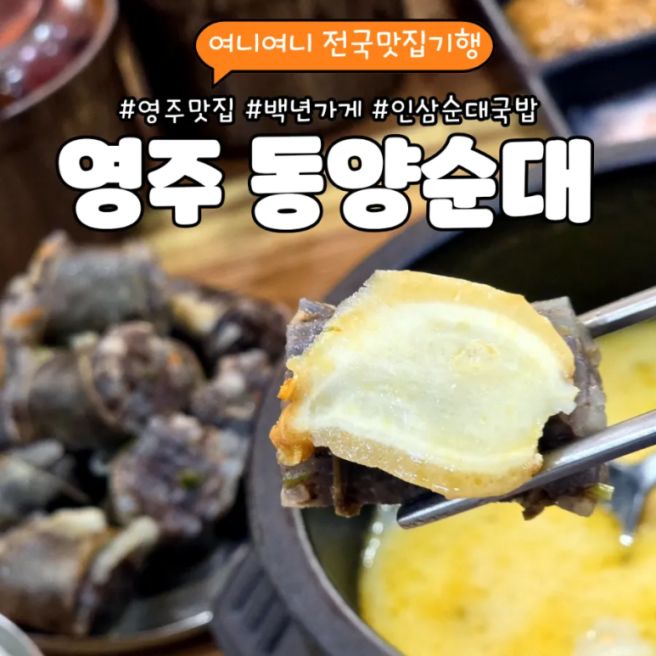 영주 맛집 동양순대 | 영주365시장 백년가게 순대국밥 후기