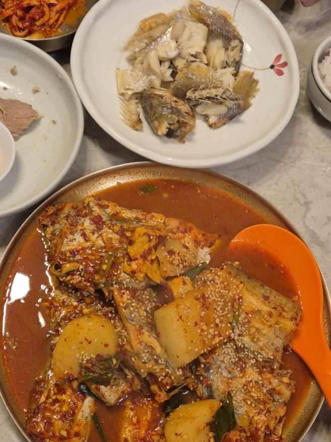 [한식] 논산 백년가게 돌체, 갈치조림, 보리굴비