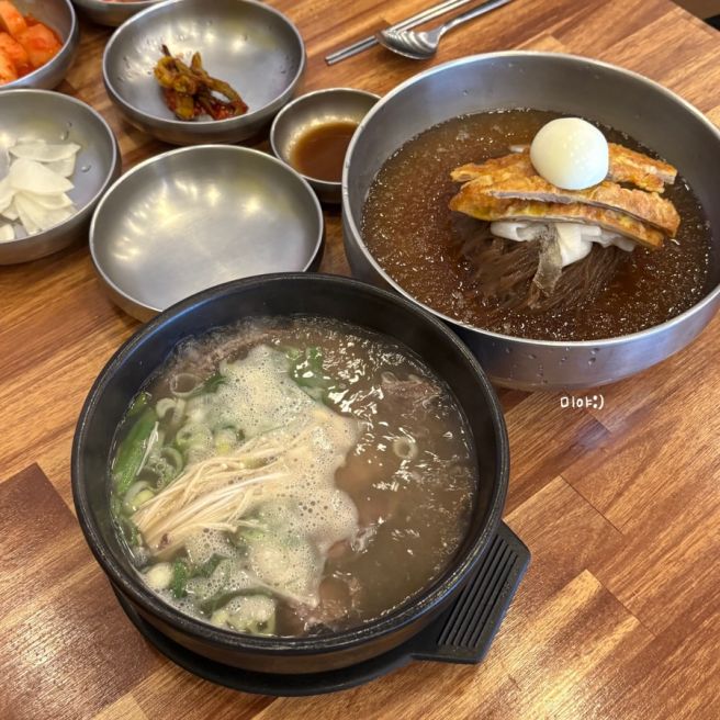 경산 남매지 인근 맛집 (냉면, 갈비탕, 곰탕 후기) : 곽옥자삼대곰탕