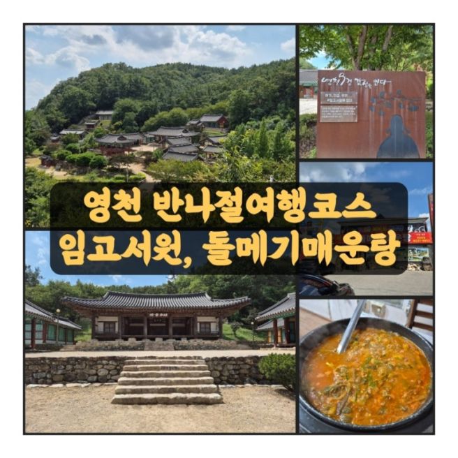 대구 인근 영천 가볼만한 곳, 영천 반나절여행코스, 임고서원, 원조돌메기매운탕