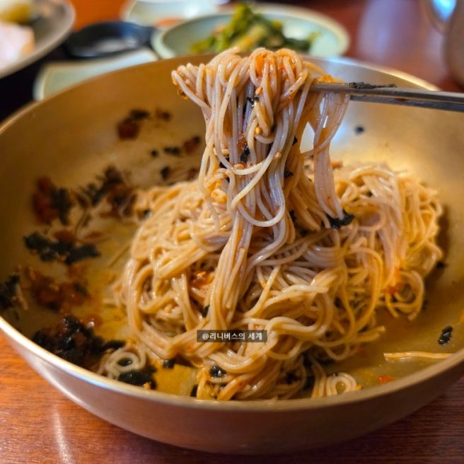 춘천 블루리본 막국수 맛집 샘밭막국수 본점 웨이팅 메뉴추천