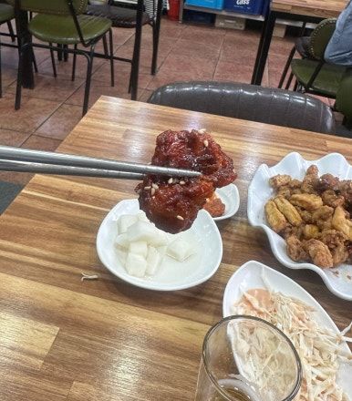 대구 평화시장 평화통닭 닭똥집튀김