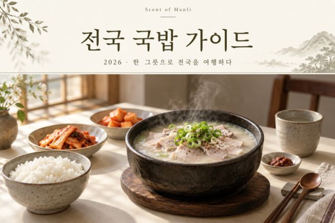 전국 국밥 가이드 2026｜전국 국밥 맛집 순위와 지역별 추천 118곳